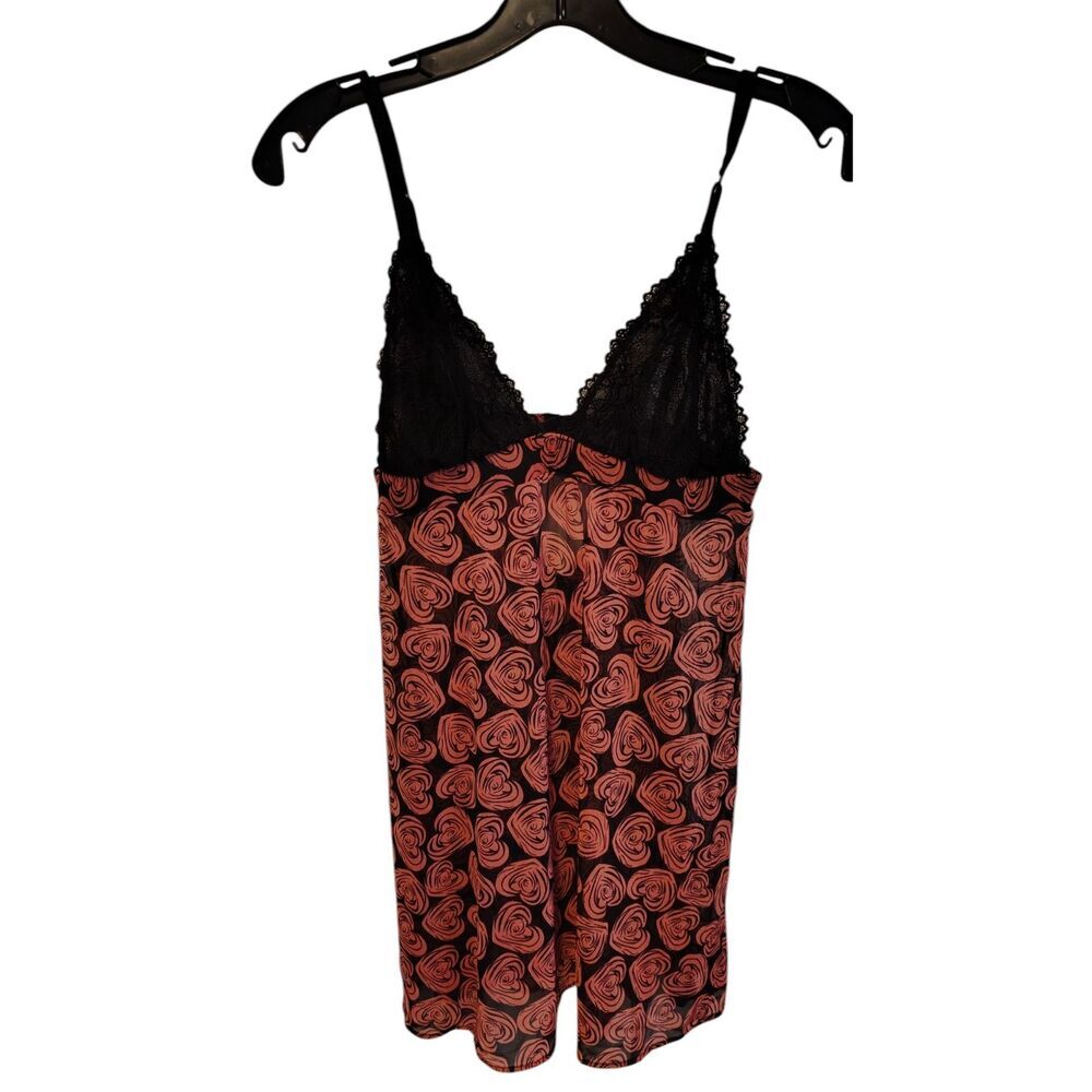 Jezel Black Lace and Pink Evening Camisole